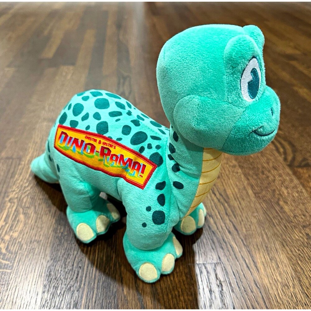 Disney Animal Kingdom Chester & Hester's Dino-Rama Green Dinosaur Plush 2019